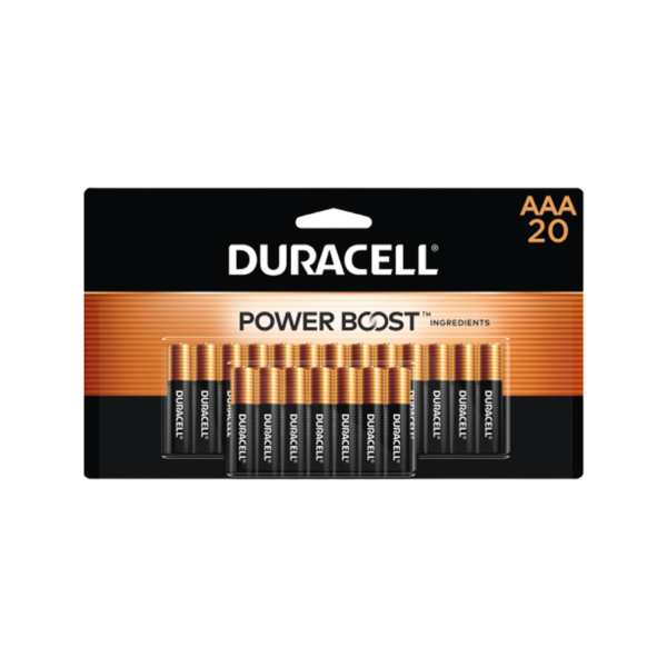 Duracell Coppertop AAA Alkaline Batteries, 20/Pack