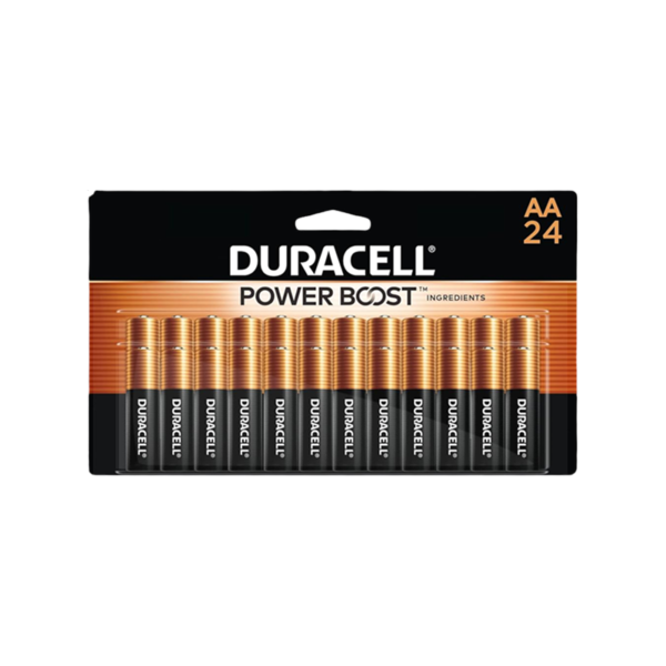 Duracell Coppertop AA Alkaline Batteries, 24/Pack