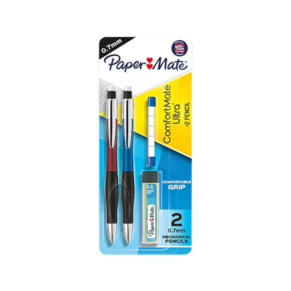 Paper Mate Comfortmate Ultra Mechanical Pencil, 0.7mm, #2 Medium Lead, Dozen