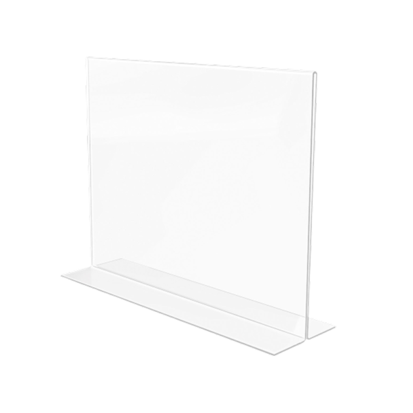Deflecto Image Document Holder, 8.5 x 11, Vertical, Table Top, Clear Plastic