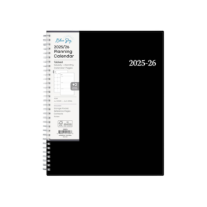2025 Blue Sky Passages 8.5 x 11 Weekly & Monthly Appointment Book, Plastic Cover, Charcoal Gray