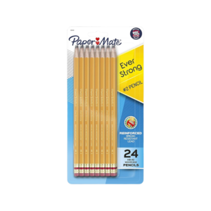 Staples Pre-Sharpened Wooden Pencil, 2.2mm, #2 Medium Lead, 24/Pack
