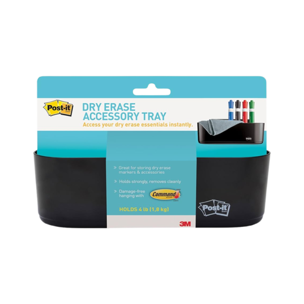 Post-it Dry Erase Accessory Tray, Color May Vary