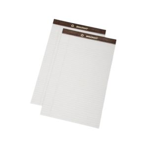 AbilityOne Writing Pad, 8 1/2 x 14, Ruled, 50 Sheets/Pad