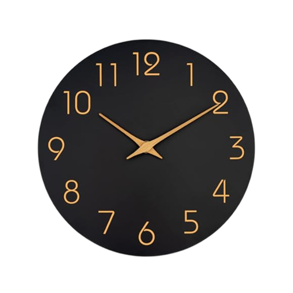 AbilityOne 9.2 Quartz Wall Clock, Battery Operated