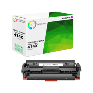 HP 414X Magenta High Yield Toner Cartridge, Prints Up to 6,000 Pages