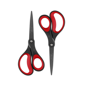 TRU RED 8 Titanium Coated Scissors, Straight Handle, 2/Pack