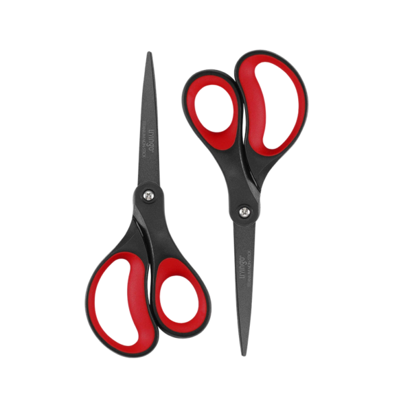 TRU RED 8 Titanium Coated Scissors, Straight Handle, 2/Pack