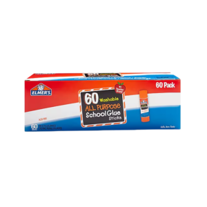 Elmer’s All Purpose School Glue Sticks, 0.24 oz., 60/Pack