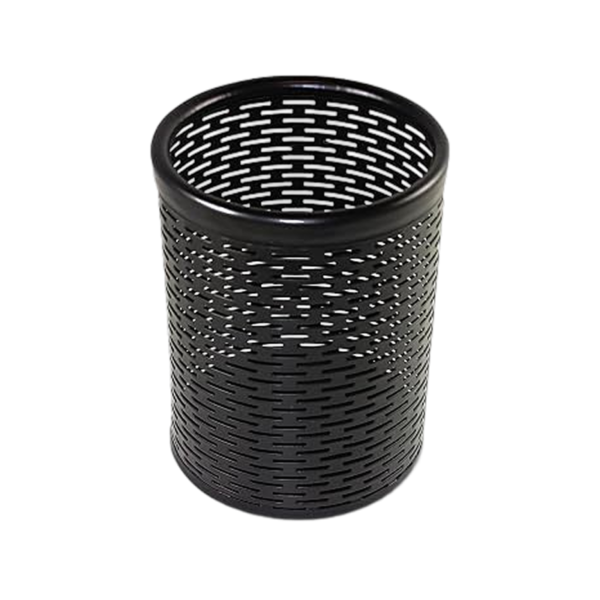 Artistic Urban Collection Pencil Holder, Black Metal