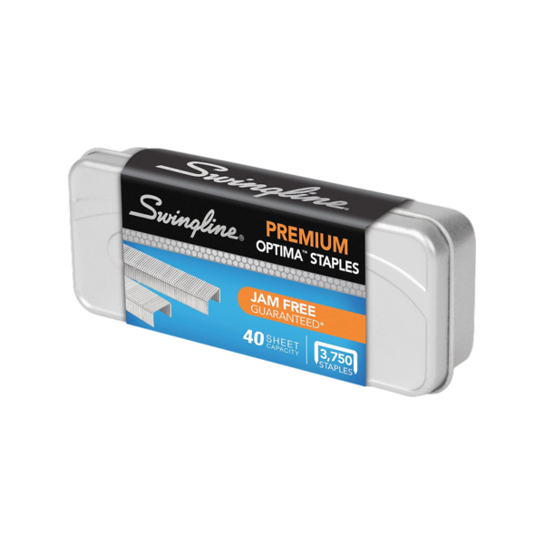 Swingline Optima Premium Staples, 1/4 Length, 210/Per Strip, 3,750/Per Box