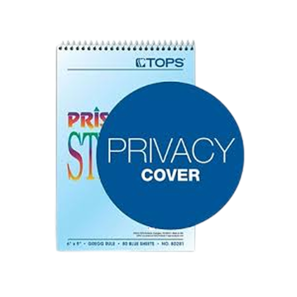 TOPS Prism Steno Pads, 6 x 9, Gregg, Blue, 80 Sheets/Pad, 4 Pads/Pack