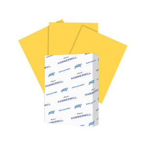 Staples Pastel 30% Recycled Color Copy Paper, 20 lbs., 8.5 x 11, Goldenrod, 500/Ream