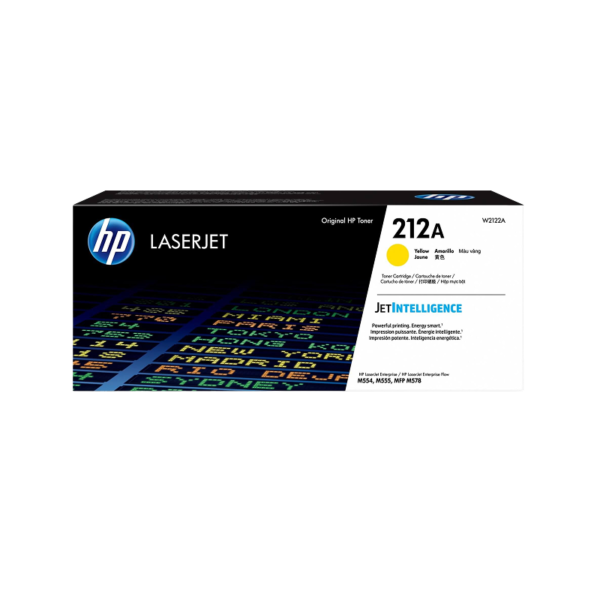 HP 212A Yellow Standard Yield Toner Cartridge, Prints Up to 4,500 pages