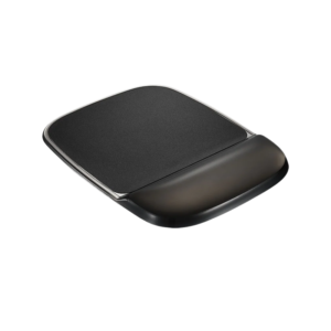 Staples TECH Gel Non-Skid Mouse Pad/Wrist Rest Combo, Black
