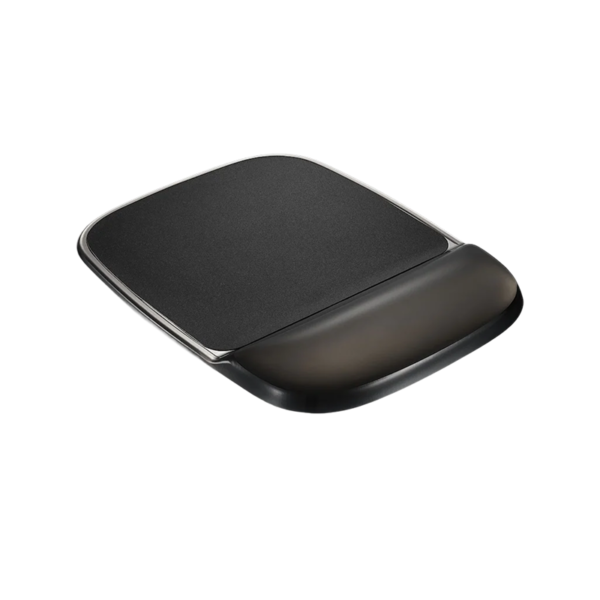 Staples TECH Gel Non-Skid Mouse Pad/Wrist Rest Combo, Black