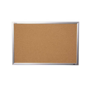 AbilityOne Cork Board, 24 x 18, Anodized Aluminum Frame
