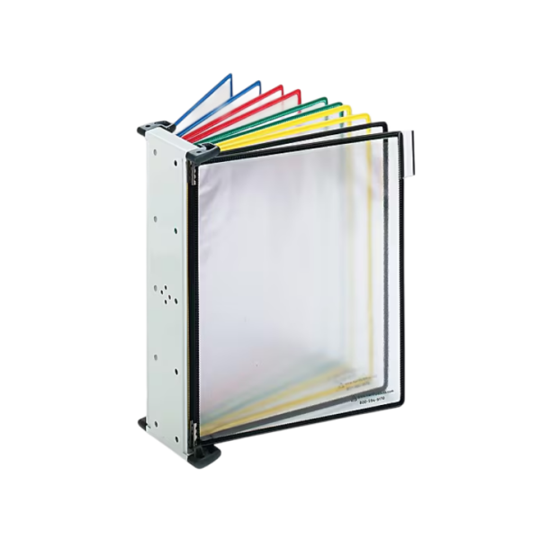 Tarifold Document Holder, 8.5 x 11, Table Top, Multicolored, PVC