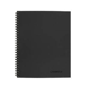 Cambridge Legal 1-Subject Professional Notebooks, 6.5 x 9.5, Legal Ruled, 80 Sheets, Gray