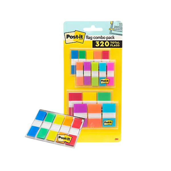 Post-it Flags Value Pack, .47, Assorted Colors, 328 Flags/Pack