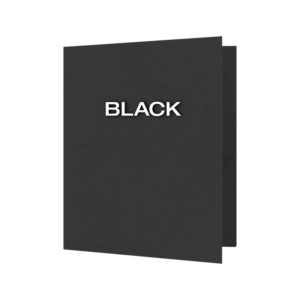 Oxford Twin Fastener Folders, Black, 25/Box