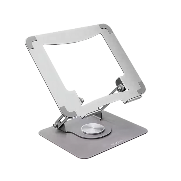 Staples TECH 10 x 8.7 Steel Adjustable Laptop Stand, Silver