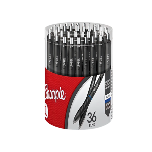 Staples ProGel Retractable Gel Pen, Fine Point, 0.7mm, Black Ink, Dozen