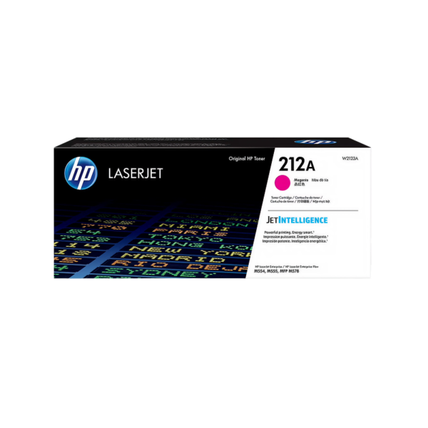 HP 212A Magenta Standard Yield Toner Cartridge, Prints Up to 4,500 pages