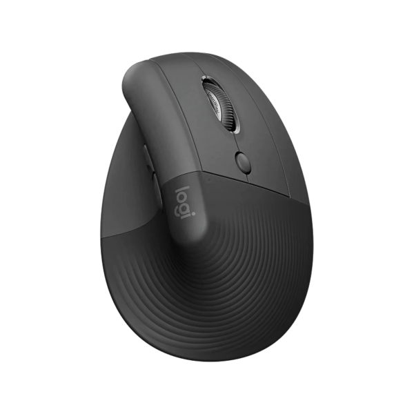 Logitech Lift Vertical Wireless Ergonomic Optical Mouse, Graphite