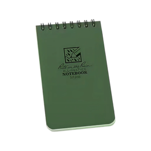 Rite in The Rain Pocket Notebook, 3 x 5, 50 Sheets, Green