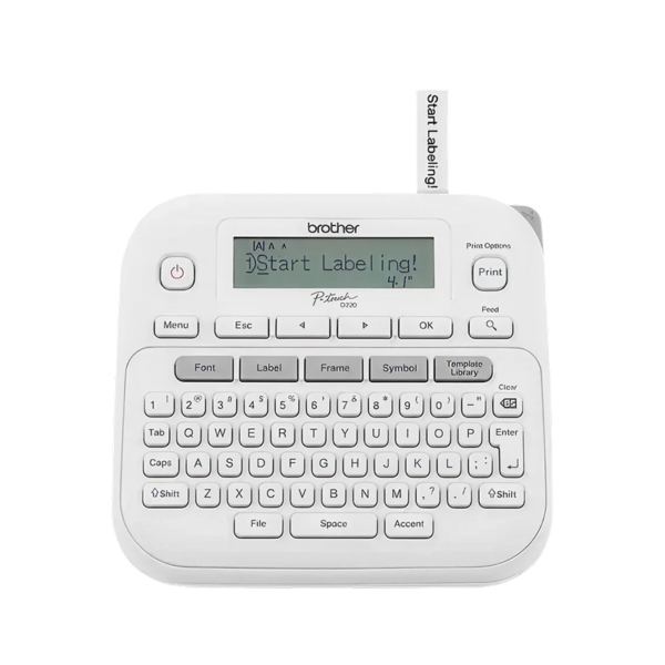 Brother P-touch Desktop Non-Thermal Label Maker, White