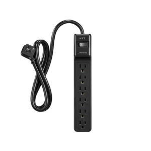 NXT Technologies 6-Outlet Surge Protector, 4′ Cord, 600 Joules