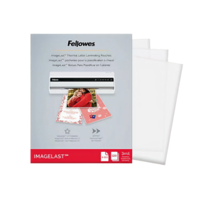 Fellowes ImageLast Premium Thermal Laminating Pouches, Letter Size, 3 Mil, 120/Pack