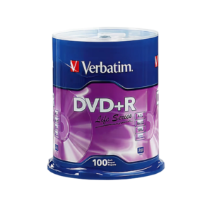 Verbatim Life Series 16X DVD+R 4.7GB, 100 Pack Spindle