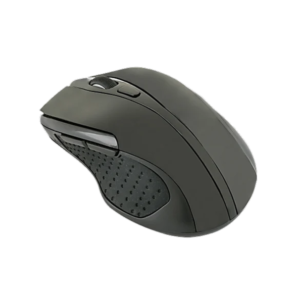 AbilityOne SKILCRAFT Wireless Ergonomic Optical Mouse, Black