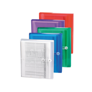 AbilityOne SKILCRAFT String Tie Side-load Expansion Envelopes, Letter, 5/Pack, Clear
