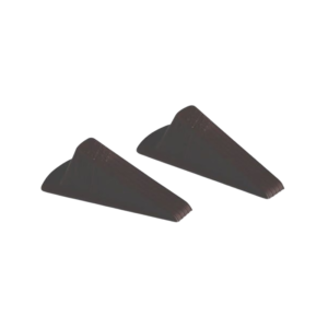 AbilityOne SKILCRAFT Doorstop, Large, Brown, 2/Pack