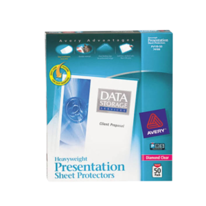 Avery Quick Load Heavyweight Sheet Protectors, 8.5 x 11, Diamond Clear, 50/Box