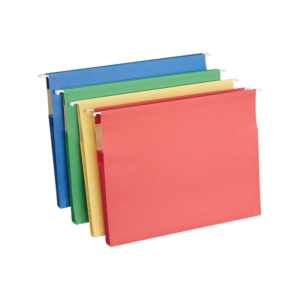 Staples Hanging File Folder, 3.5 Expansion, Letter Size, Assorted, 5/Pack