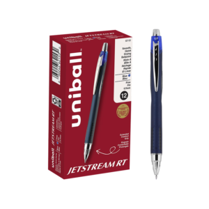 uni-ball JETSTREAM RT Retractable Ballpoint Pens, Fine Point, 0.7mm, Blue Ink, Dozen