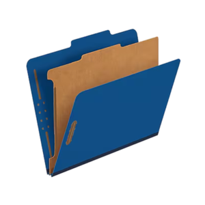 Staples Smooth 2-Pocket Paper Folder, Navy, 25/Box