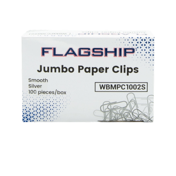 Staples Jumbo Paper Clips, Silver, 100/Box