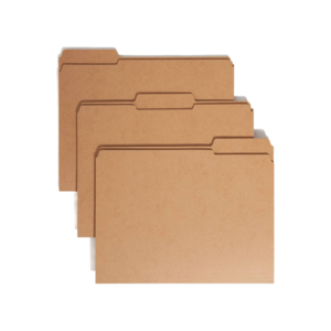Staples Reinforced File Folders, 1/3-Cut Tab, Letter Size, 100/Box