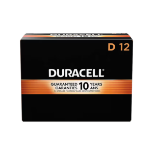 Duracell Coppertop D Alkaline Batteries, 12/Pack