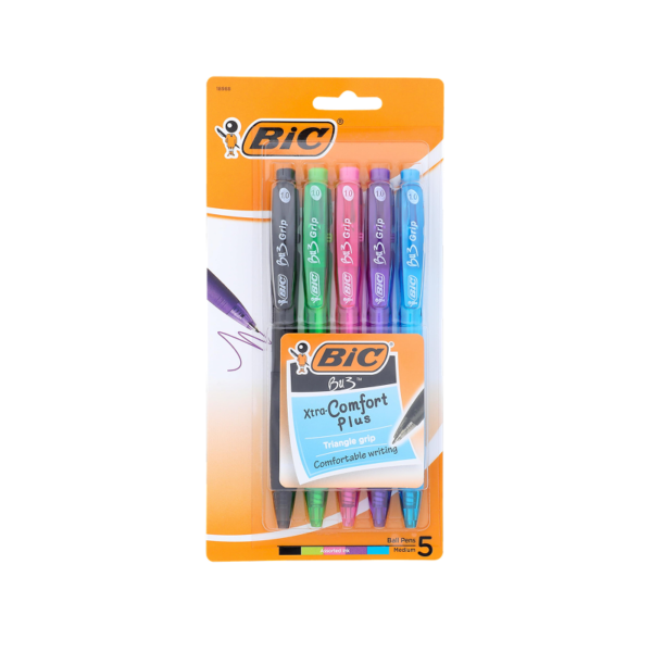 BIC BU3 Retractable Ballpoint Pens, Medium Point