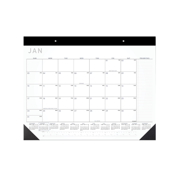 2026 AT-A-GLANCE Monthly Desk Pad Calendar, 21.75 x 17