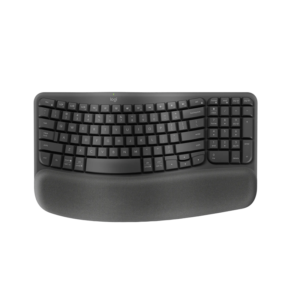 Logitech Ergo Series Wave Keys Wireless Ergonomic Keyboard, Graphite