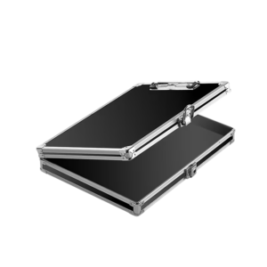 Vaultz Plastic Storage Clipboard, Letter Size, Black
