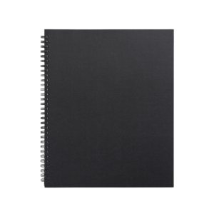 TRU RED Large Soft Cover Meeting Notebook, Black