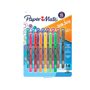 Paper Mate InkJoy Retractable Gel Pens, Medium Point, 0.7mm, Assorted Ink, 14/Pack